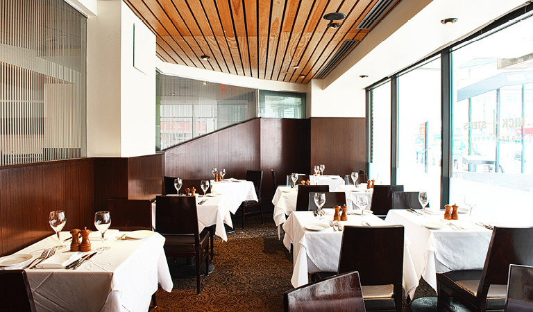 Alcove event space at Nick + Stef's Steakhouse in NYC