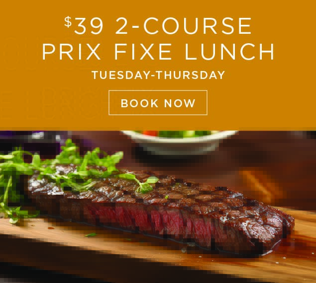 $39 2-course prix-fixe lunch every Tuesday through Thursday | Book now at Nick + Stef's NYC